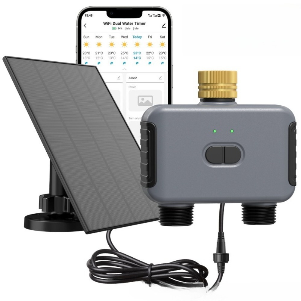 WiFi Dual Outlet Smart Water T - огляд і ціна Timer Dual Outlet