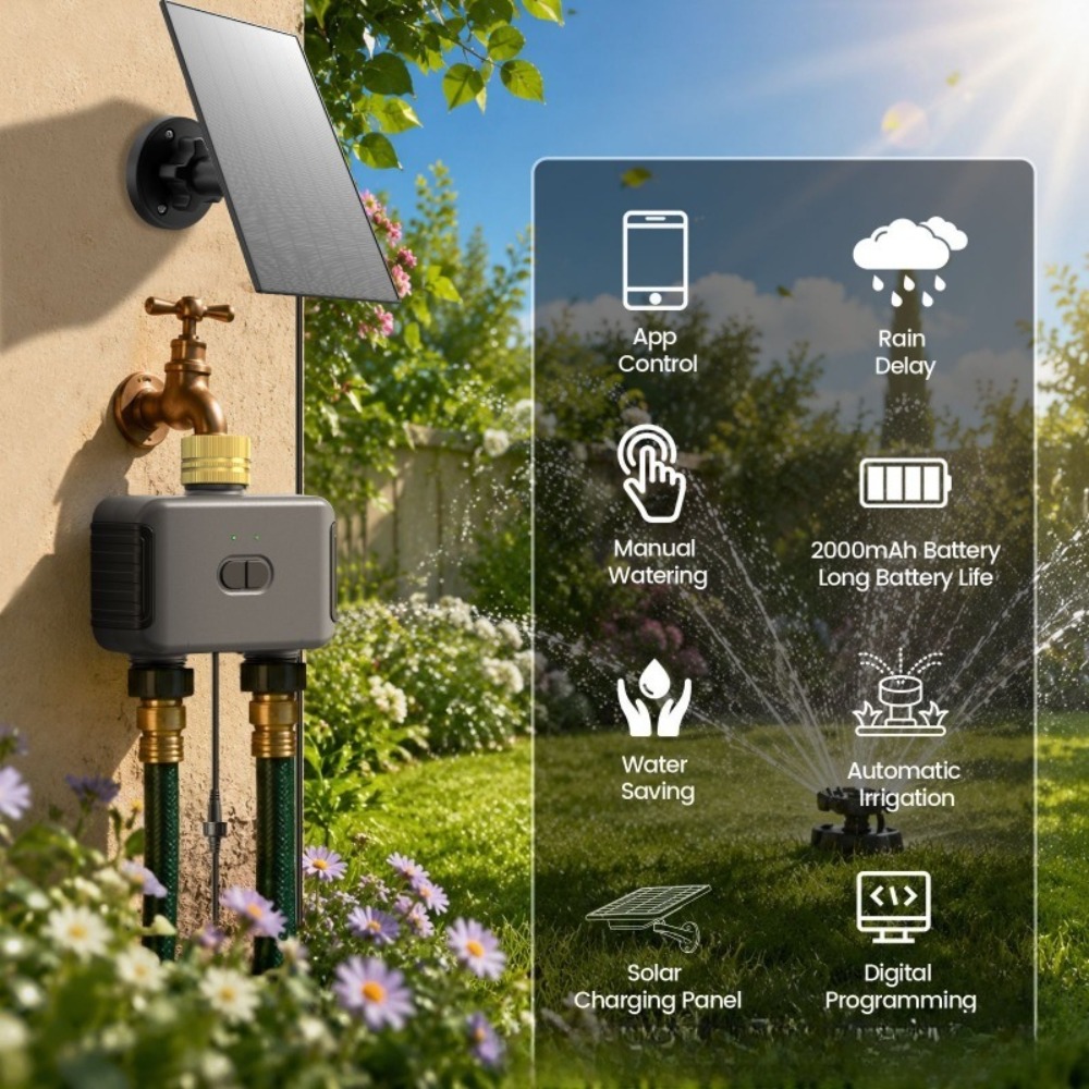 WiFi Dual Outlet Smart Water T - огляд і ціна Timer Dual Outlet