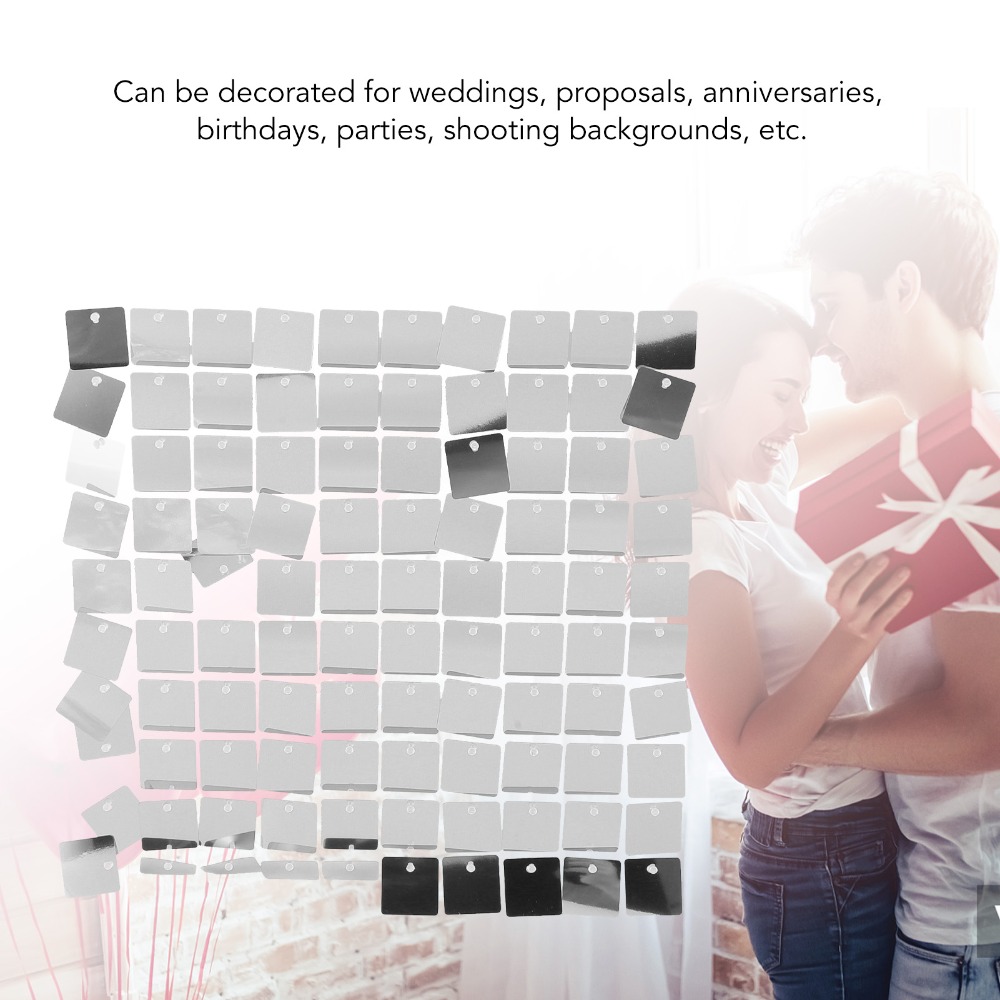 6pcs Backgrounds PVC Sequin Wa - огляд і ціна Pvc Panel Background